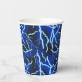 稲妻ボルト電気サンダーストームナイトスカイ 紙コップ (左)