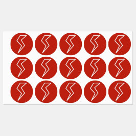 稲妻ボルト電気 ラベル