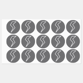 稲妻ボルト電気 ラベル