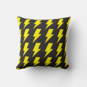 稲妻ボルト黄黒 クッション (裏面)