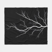 稲妻ボルト☔ フリースブランケット (正面(横))