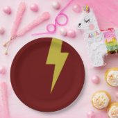 稲妻ボルト ペーパープレート (パーティー)
