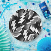 稲妻ボルト ペーパープレート (パーティー)