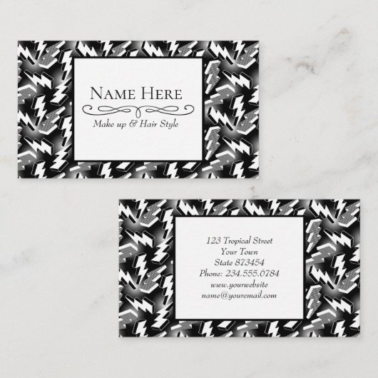 稲妻ボルト 名刺 (正面/裏面)