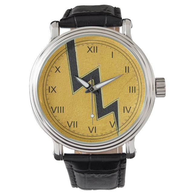 稲妻ボルト 腕時計 (正面)