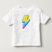 稲妻ボルト Y2K 幼児Tシャツ トドラーTシャツ (正面)