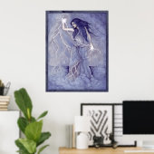 稲妻ポスター ポスター (ホームオフィス)