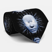 稲妻マスク ネクタイ (ロール)