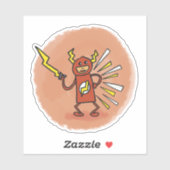 稲妻マン漫画ブックスタイルシール シール (シート)