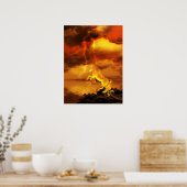 稲妻ユニコーン ポスター (キッチン)