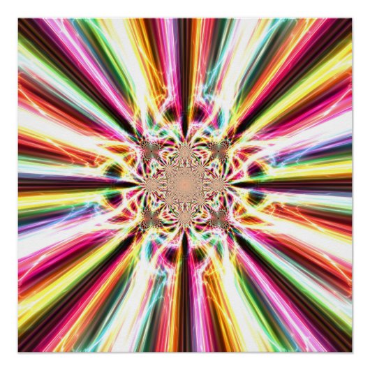 稲妻ワープパーフェクトポスター ポスター (正面)