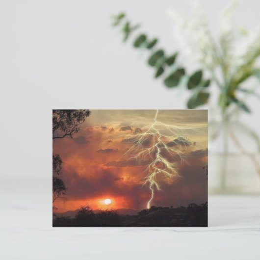 稲妻入り ポストカード (スタンド正面)