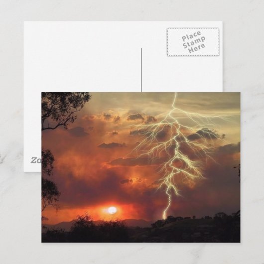 稲妻入り ポストカード (正面/裏面)