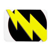 稲妻円 マグネット (横)