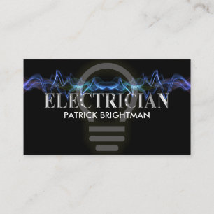 稲妻力付発光電球 名刺