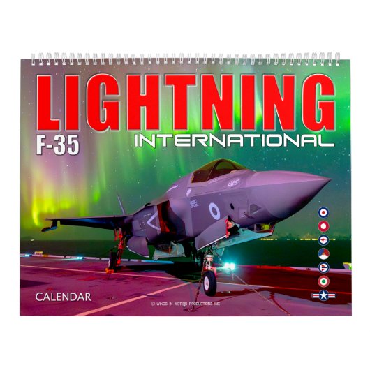 稲妻国際的- F-35稲妻II カレンダー (カバー)