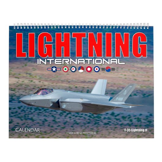 稲妻国際的- F-35稲妻II カレンダー (カバー)