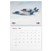 稲妻国際的- F-35稲妻II カレンダー (2月 2027)