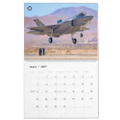 稲妻国際的- F-35稲妻II カレンダー (3月 2027)