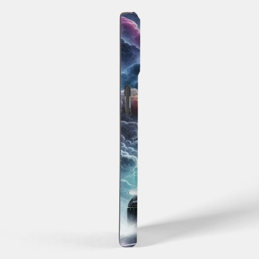 稲妻嵐の中のセミ鮮やかトラック Case-Mate iPhoneケース (裏面 / 右)