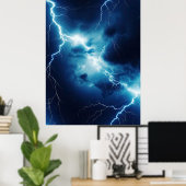 稲妻嵐 ポスター (ホームオフィス)