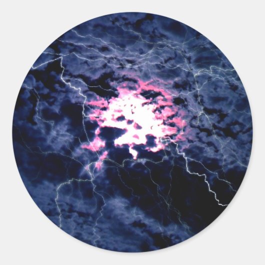 稲妻嵐 ラウンドシール (正面)