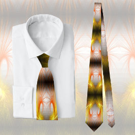 稲妻抽象芸術 – フラクタル ネクタイ