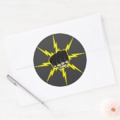 稲妻拳 ラウンドシール (封筒)