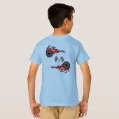 稲妻消防車 Tシャツ (裏面フル)