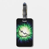 稲妻白熱［赤熱］光を放つボルト ラゲッジタグ (裏面縦)