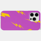 稲妻紫の背景Y2Kパターン Case-Mate iPhoneケース (裏面 (横))