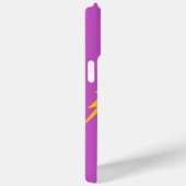稲妻紫の背景Y2Kパターン Case-Mate iPhoneケース (裏面 / 右)