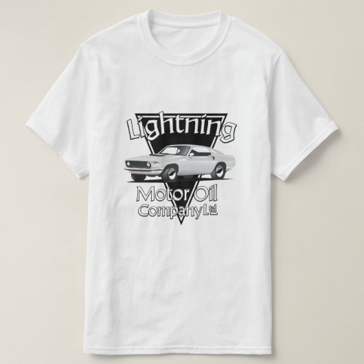 稲妻自動車油株式会社 Tシャツ (デザイン正面)