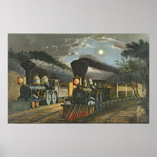 稲妻表現列車1863 ポスター