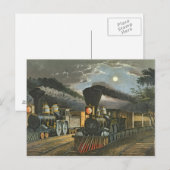 稲妻表現列車1863 ポストカード (正面/裏面)