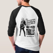 稲妻軍隊のバッジのワイシャツ Tシャツ (裏面)