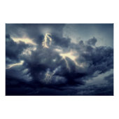 稲妻雷雨 ポスター (正面)