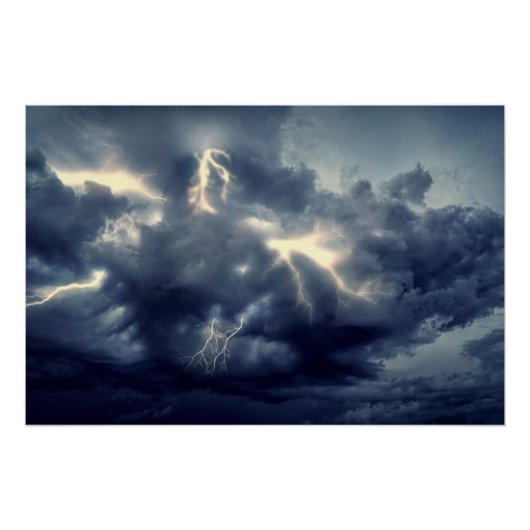 稲妻雷雨 ポスター (正面)