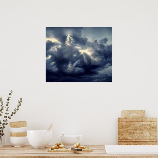 稲妻雷雨 ポスター (キッチン)