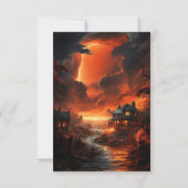 稲妻雷 招待状 (裏面)