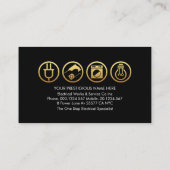 稲妻電源Lightbulbホーム 名刺 (裏面)