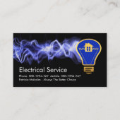 稲妻電源Lightbulbホーム 名刺 (正面)