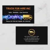 稲妻高速トラック輸送サービス 名刺 (正面/裏面)