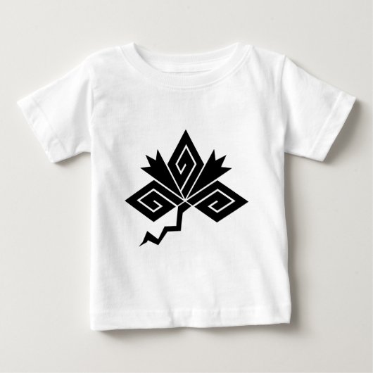 稲妻鶴 ベビーTシャツ (正面)