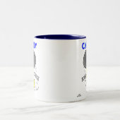 "稲妻"で曇った ツートーンマグカップ (中央)