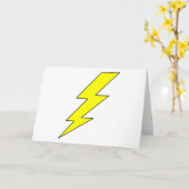 稲妻 カード (黄色い花)
