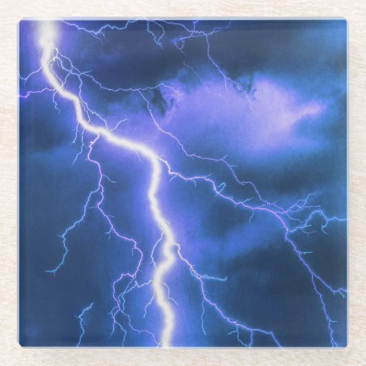 稲妻 ガラスコースター (正面)