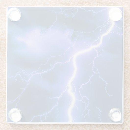 稲妻 ガラスコースター (裏面)
