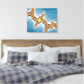 稲妻 キャンバスプリント (インサイチュ (寝室))