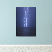 稲妻 キャンバスプリント (インサイチュ (ウッドフロア))